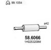 ASSO 58.6066 Middle Silencer